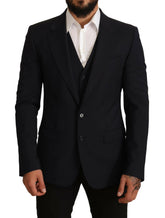 Dolce & Gabbana Blue 2 Piece MARTINI Blazer Suit Jacket -   -  Dolce & Gabbana.
